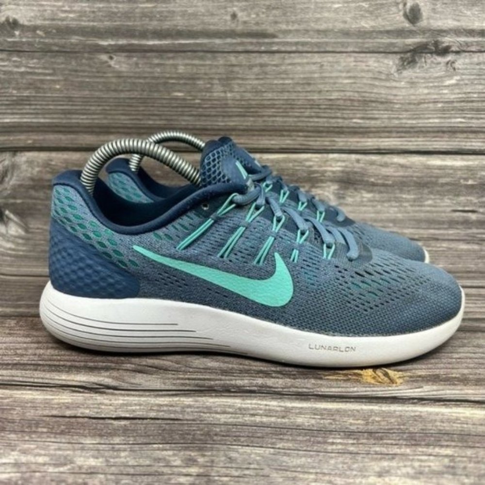 Nike Lunarglide 8 Running Shoes Sneakers Women’s Size 8 Blue/White (843726-400)